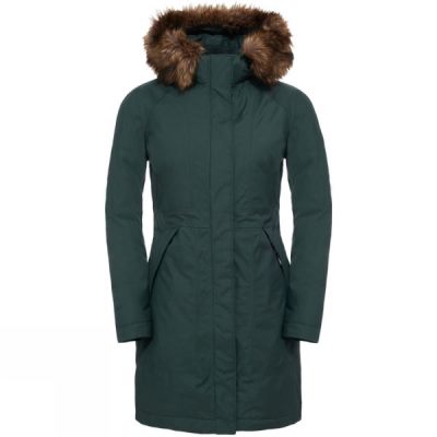 Parka The North Face Arctic Mujer - Verde Oscuro - Chile KDI940685